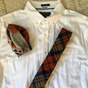 Banana Republic Untucked Fit Oxford Dress Shirt